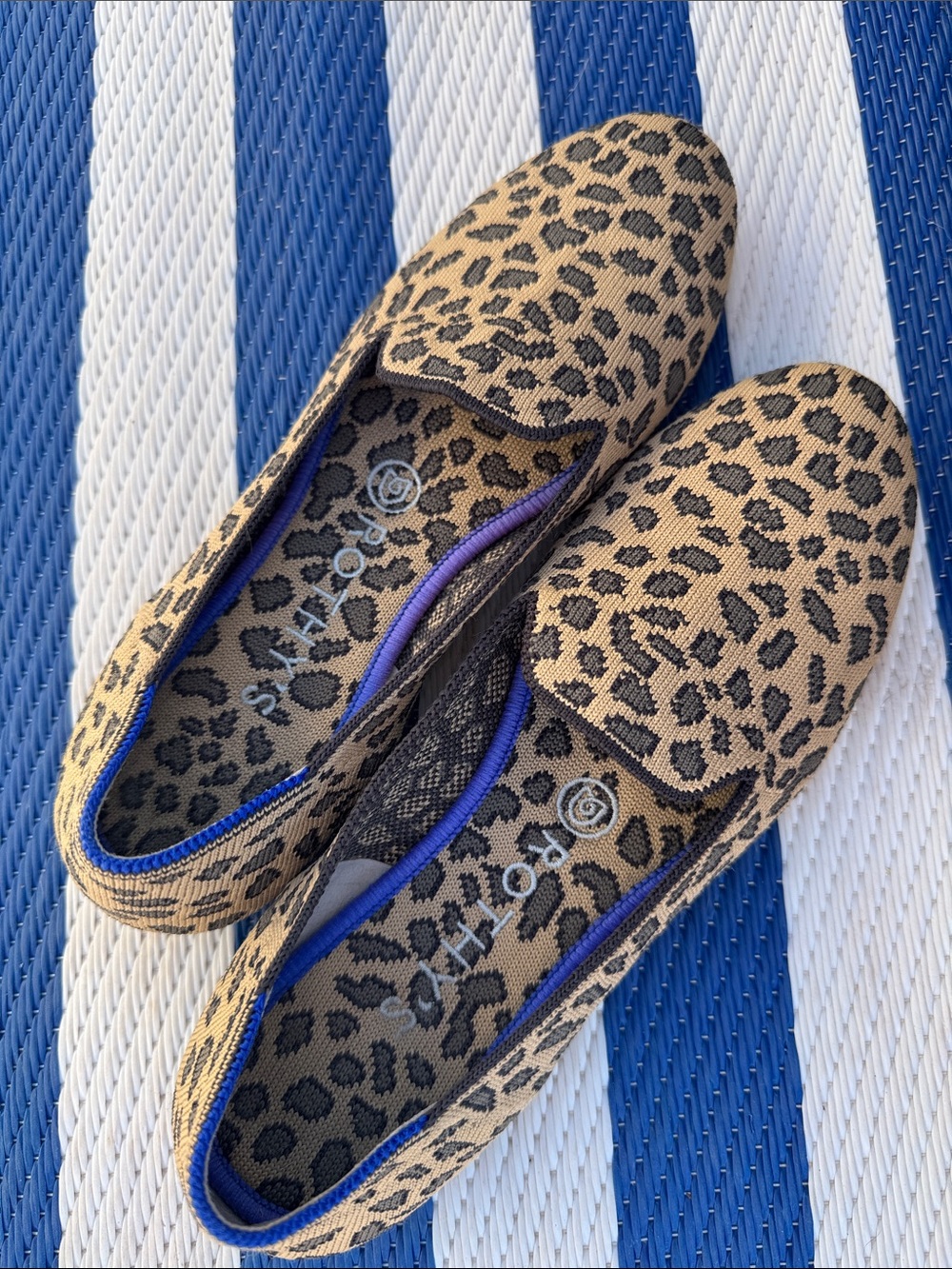 Rothy’s Leopard Print Slip-On size 8
